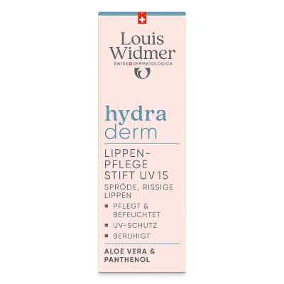 Louis Widmer hydraderm Lippenpflege Stift UV 15  4.5 ml von LOUIS WIDMER GmbH PZN 19337759