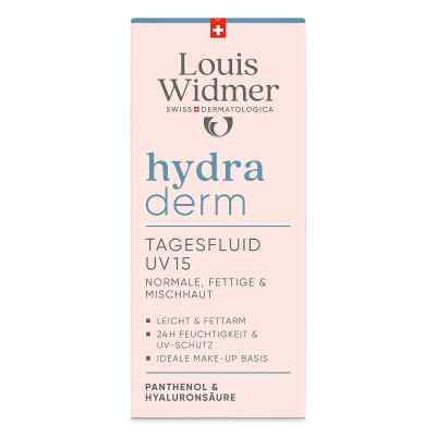 Louis Widmer hydraderm Tagesfluid UV 15  50 ml von LOUIS WIDMER GmbH PZN 19345061
