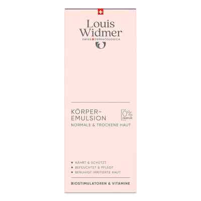 Louis Widmer Körperemulsion unparfümiert 200 ml von LOUIS WIDMER GmbH PZN 19395679