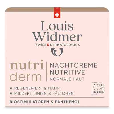 Louis Widmer nutriderm Nachtcreme Nutritive unparfümiert 50 ml von LOUIS WIDMER GmbH PZN 18442336