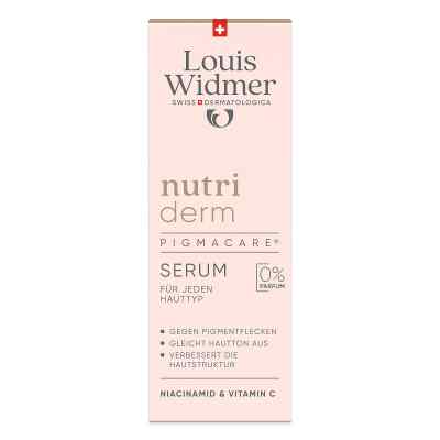 Louis Widmer nutriderm Pigmacare® Serum unparfümiert 30 ml von LOUIS WIDMER GmbH PZN 19337713