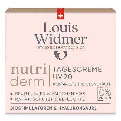 Louis Widmer nutriderm Tagescreme UV 20 unparfümiert 50 ml von LOUIS WIDMER GmbH PZN 18442460