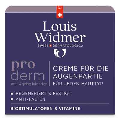 Louis Widmer proderm Creme für die Augenpartie  30 ml von LOUIS WIDMER GmbH PZN 19337802