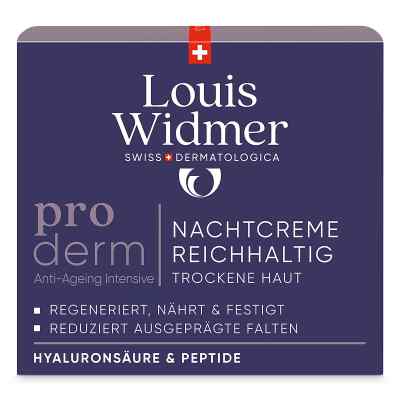 Louis Widmer proderm Nachtcreme Reichhaltig  50 ml von LOUIS WIDMER GmbH PZN 18442141