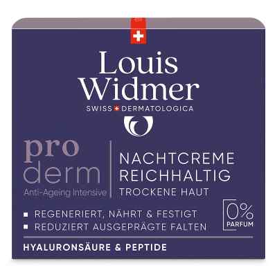 Louis Widmer proderm Nachtcreme Reichhaltig unparfümiert 50 ml von LOUIS WIDMER GmbH PZN 18442158