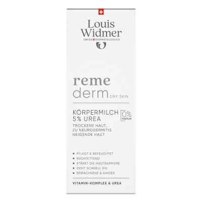 Louis Widmer remederm Körpermilch 5% Urea unparfümiert 200 ml von LOUIS WIDMER GmbH PZN 19400050