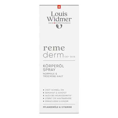 Louis Widmer remederm Körperöl Spray unparfümiert 150 ml von LOUIS WIDMER GmbH PZN 19396006