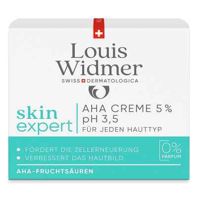 Louis Widmer skinexpert AHA Creme 5% unparfümiert 50 ml von LOUIS WIDMER GmbH PZN 19146887