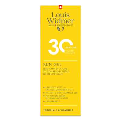 Louis Widmer Sun Gel 30  100 ml von LOUIS WIDMER GmbH PZN 19396207