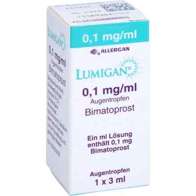 LUMIGAN 0,1mg/ml 3 ml von AbbVie Deutschland GmbH & Co. KG PZN 05900524