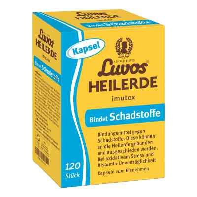 Luvos® Heilerde imutox Bindet Schadstoffe Kapseln 120 stk von Heilerde-Gesellschaft Luvos Just GmbH & Co. KG PZN 12416579
