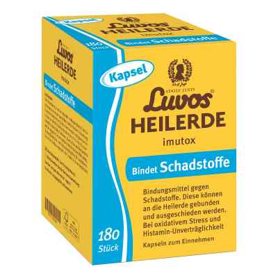 Luvos® Heilerde imutox Bindet Schadstoffe Kapseln 180 stk von Heilerde-Gesellschaft Luvos Just GmbH & Co. KG PZN 12416591