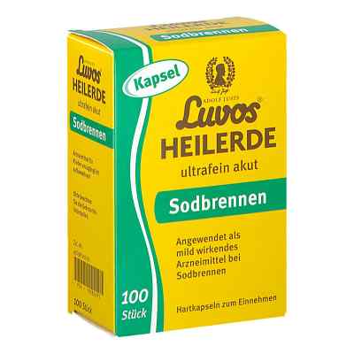 Luvos Heilerde Ultrafein akut Sodbrennen Kapseln 100 stk von Heilerde-Gesellschaft Luvos Just GmbH & Co. KG PZN 18380693