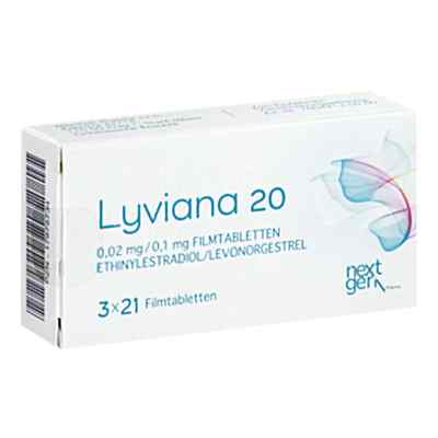 Lyviana 20 0,02 Mg/0,1 Mg Filmtabletten 3X21 stk von NextGen Pharma s.r.o. PZN 17975734