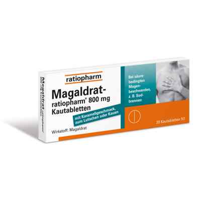 Magaldrat-ratiopharm 800mg 20 stk von ratiopharm GmbH PZN 04869870