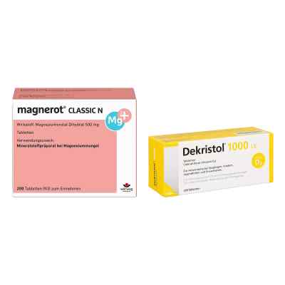 Magnerot Classic N Tabletten + Dekristol 1.000 I.e. Tabletten 200 + 200 stk von  PZN 08105441