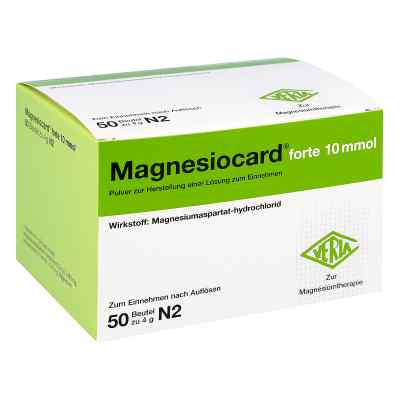 Magnesiocard forte 10 mmol Pulver 50 stk von Verla-Pharm Arzneimittel GmbH &  PZN 04636261