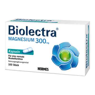 Magnesium Biolectra 300 mg Kapseln 100 stk von HERMES Arzneimittel GmbH PZN 00172333