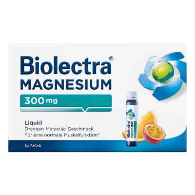 Magnesium Biolectra 300 mg Liquid 14 stk von HERMES Arzneimittel GmbH PZN 13986563