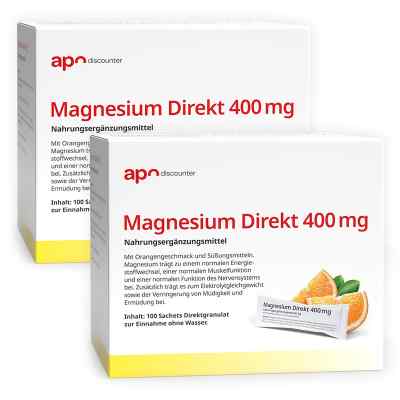 Magnesium Direkt 400 mg von apodiscounter 2x100X2 g von apo.com Group GmbH PZN 08104280
