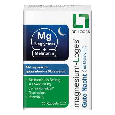 Magnesium-Loges Gute Nacht mit Melatonin Kapseln 30 stk von Dr. Loges + Co. GmbH PZN 20284399