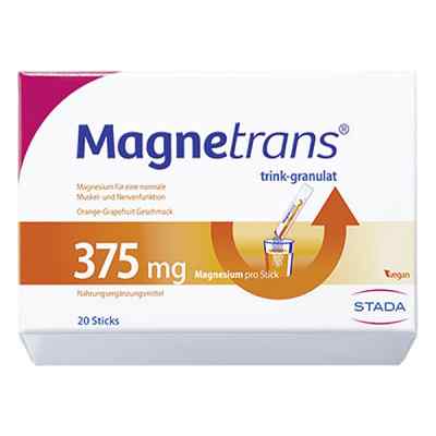Magnesium Magnetrans 375 mg Trink-Granulat 20 stk von NUTRILO GMBH PZN 07758303