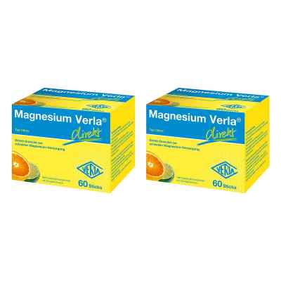 Magnesium Verla direkt Granulat Citrus 2x60 stk von Verla-Pharm Arzneimittel GmbH & Co. KG PZN 08106112