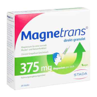 Magnetrans direkt 375mg Magnesium Granulat 20 stk von NUTRILO GMBH PZN 07758289