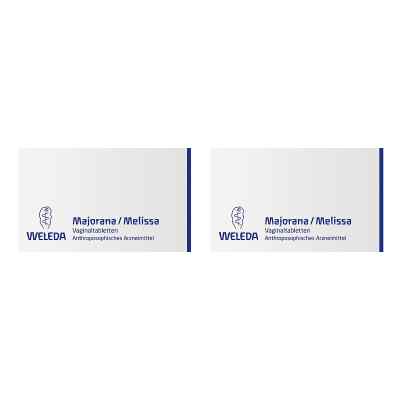 Majorana/Melissa Vaginaltabletten 2x10 stk von WELEDA AG PZN 08104309