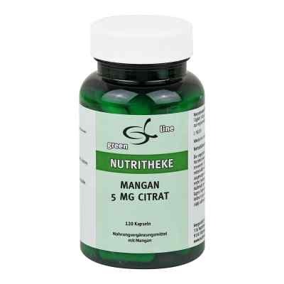 Mangan 5 mg Citrat Kapseln 120 stk von 11 A Nutritheke GmbH PZN 10708094