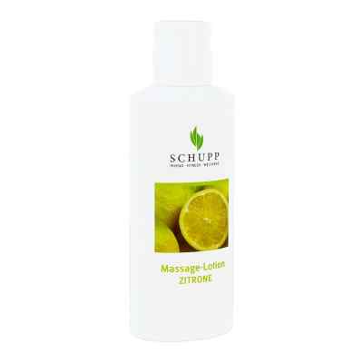 Massage-lotion Zitrone 200 ml von SCHUPP GmbH & Co.KG PZN 01041751