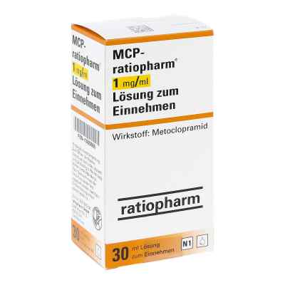 Mcp ratiopharm 1 mg/ml Lösung zum Einnehmen 30 ml von ratiopharm GmbH PZN 10929866