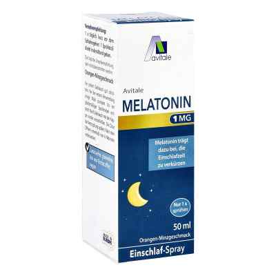 Melatonin 1 mg Einschlaf-Spray 50 ml von Avitale GmbH PZN 18432711