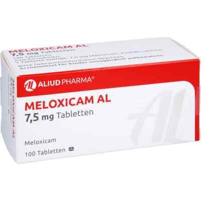Meloxicam AL 7,5mg 100 stk von ALIUD Pharma GmbH PZN 01084312