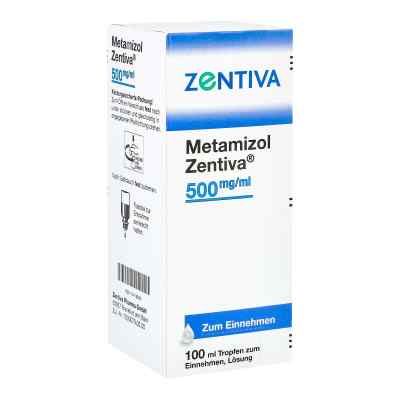 Metamizol Zentiva 500 Mg/ml Tropf.z.einnehmen Lösung 100 ml von Zentiva Pharma GmbH PZN 17418956