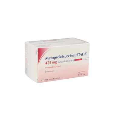 Metoprololsuccinat STADA 47,5mg 100 stk von STADAPHARM GmbH PZN 05126728