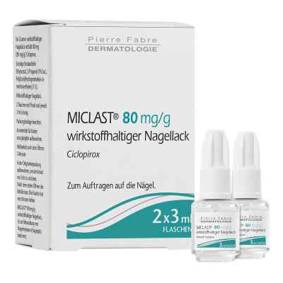 MICLAST® Nagellack gegen Nagelpilz 80 mg/g 