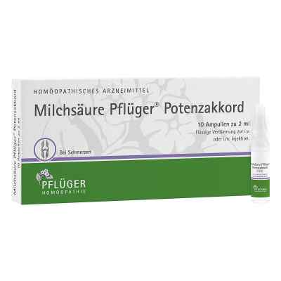 Milchsäure Pflüger Potenzakkord iniecto -lsg.amp. 10 stk von Homöopathisches Laboratorium Alexander Pflüger Gmb PZN 12777225