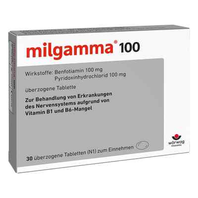 Milgamma 100 mg überzogene Tabletten 30 stk von Wörwag Pharma GmbH & Co. KG PZN 04847294