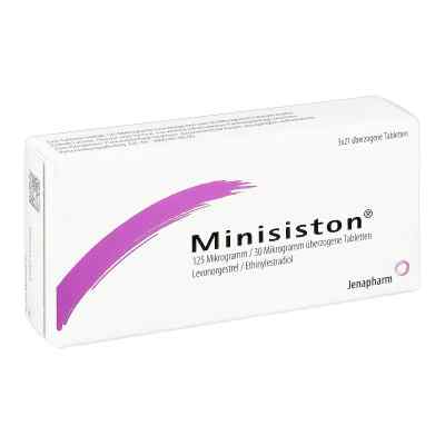 Minisiston überzogene Tabletten 3X21 stk von Jenapharm GmbH & Co.KG PZN 04923457