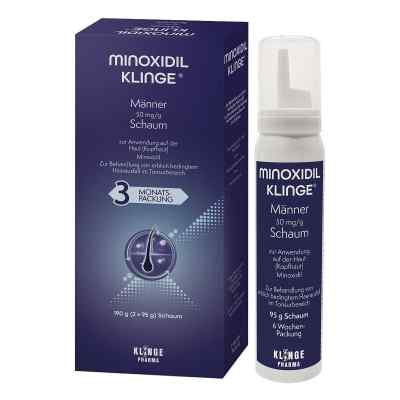 Minoxidil Klinge Männer 50 mg/g Schaum 190 g von Klinge Pharma GmbH PZN 19886041