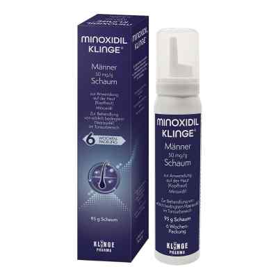 Minoxidil Klinge Männer 50 mg/g Schaum 95 g von Klinge Pharma GmbH PZN 19886029