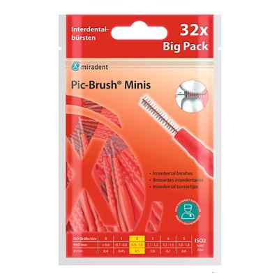 Miradent Interdentalbürste Pic-Brush Minis ISO2 32 stk von Hager Pharma GmbH PZN 18792562