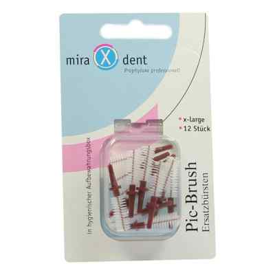 Miradent Interdentalbürsten Pic-Brush Ersatzbürsten x-large bord 12 stk von Hager Pharma GmbH PZN 03172612