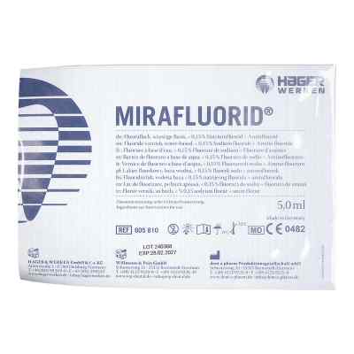 Miradent Mirafluorid 0,15% F Emulsion 5 ml von Hager Pharma GmbH PZN 02142738