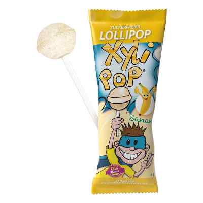 Miradent Xylipop Lolli Zahnpflegelolli Banane 1X6 g von Hager Pharma GmbH PZN 17978980