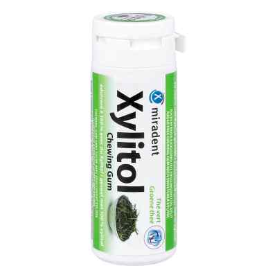 Miradent Xylitol Zahnpflegekaugummi grüner Tee 30 stk von Hager Pharma GmbH PZN 00462806