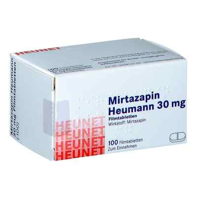 Mirtazapin Heumann 30mg Heunet 100 stk von Heunet Pharma GmbH PZN 05890530
