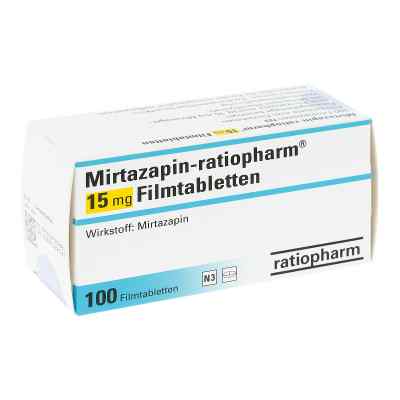 Mirtazapin-ratiopharm 15mg 100 stk von ratiopharm GmbH PZN 03120288