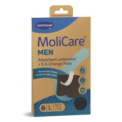 Molicare Men Absorbent Underwear+5 Pads Größe L 1 stk von PAUL HARTMANN AG PZN 19263512